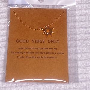 NWT Good Vibes Necklace